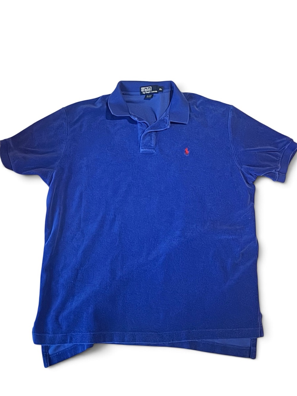 Polo by Ralph Lauren Royal Blue Short-Sleeve Polo with Red Pony